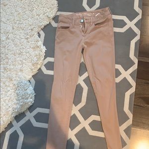 Muted Pink american eagle jeans